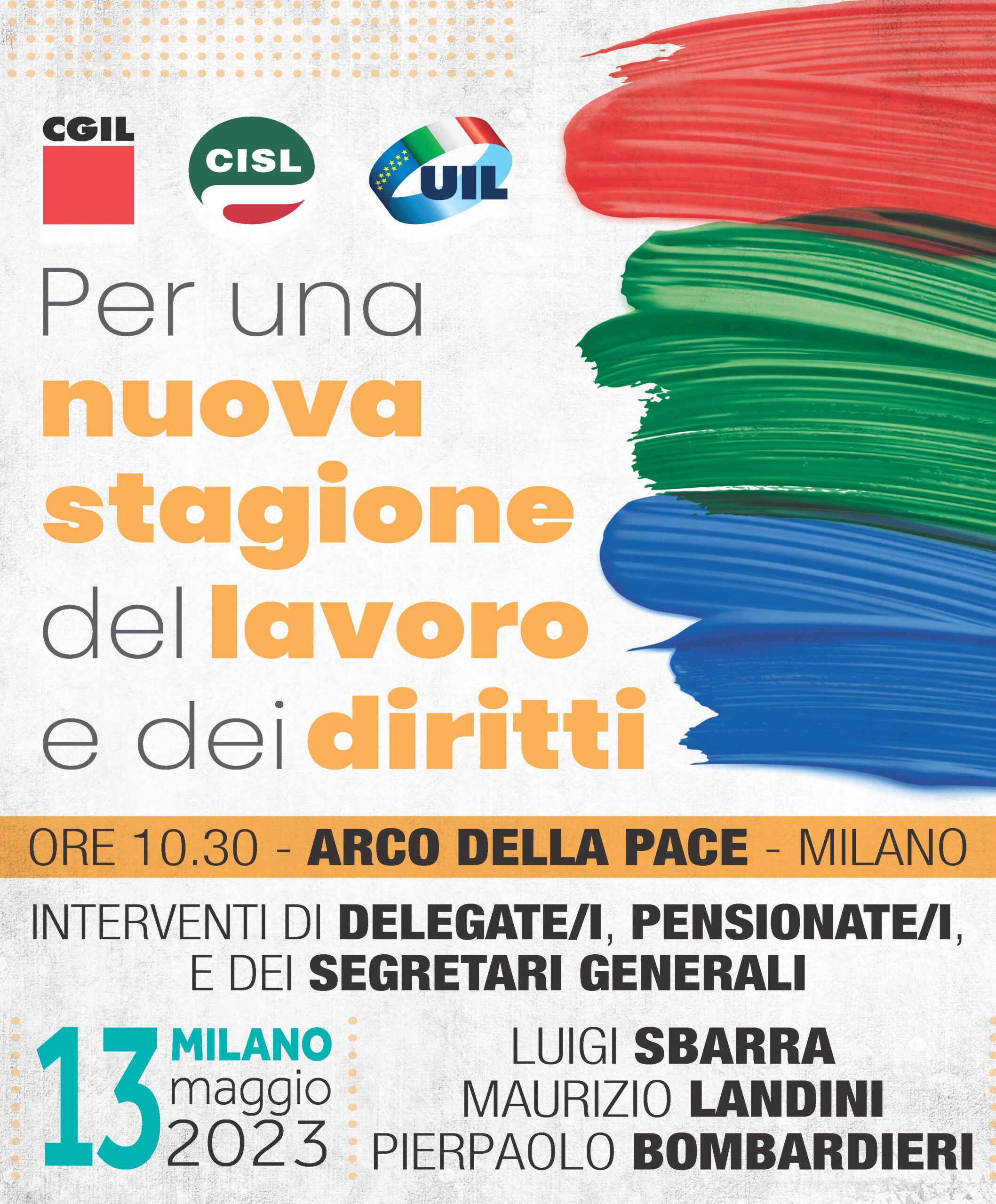 MANIFESTAZIONE 13 MAGGIO A MILANO