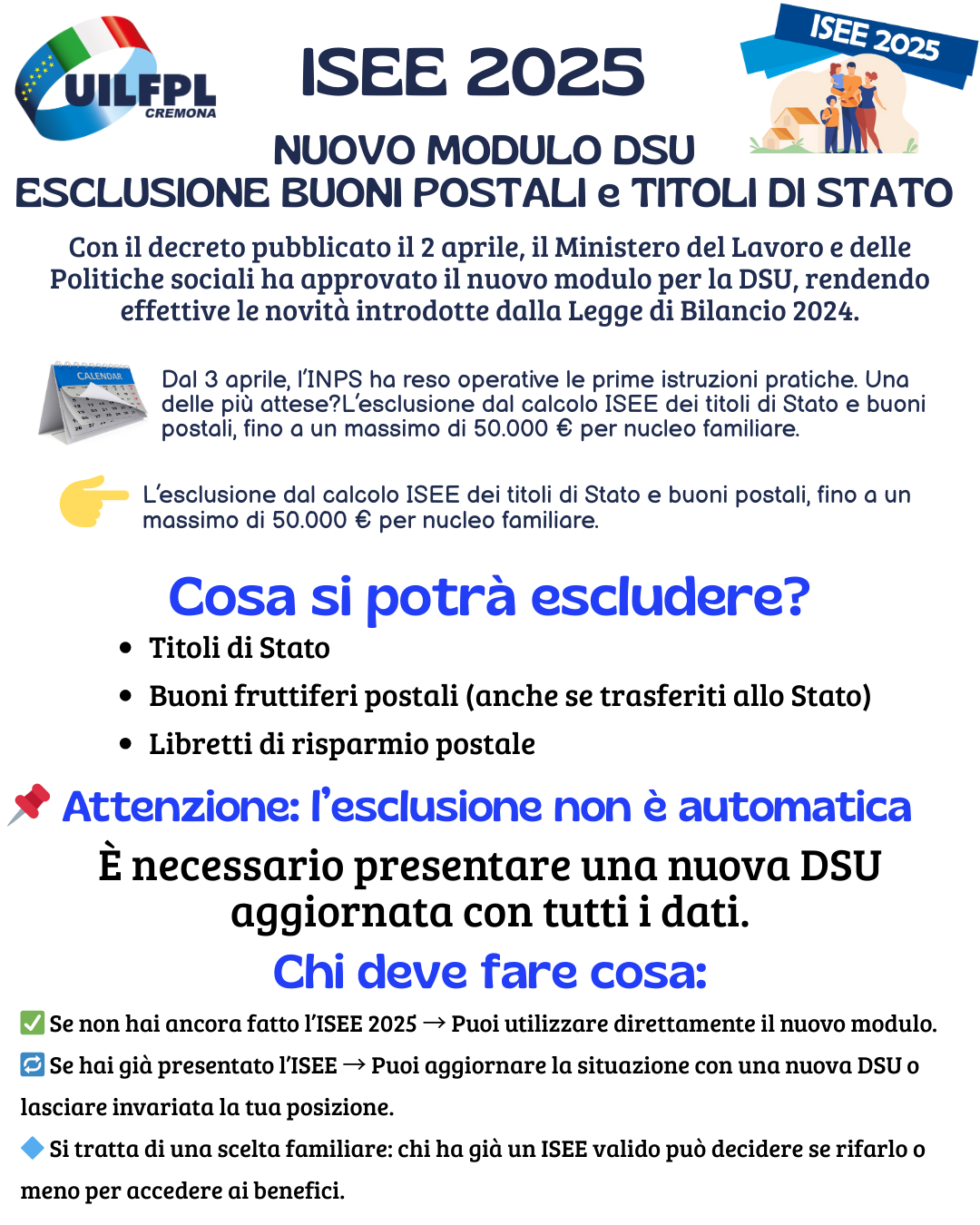 locandina instagram nuovo isee 2025